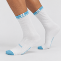Calcetines Algodón · Blanco / Azul