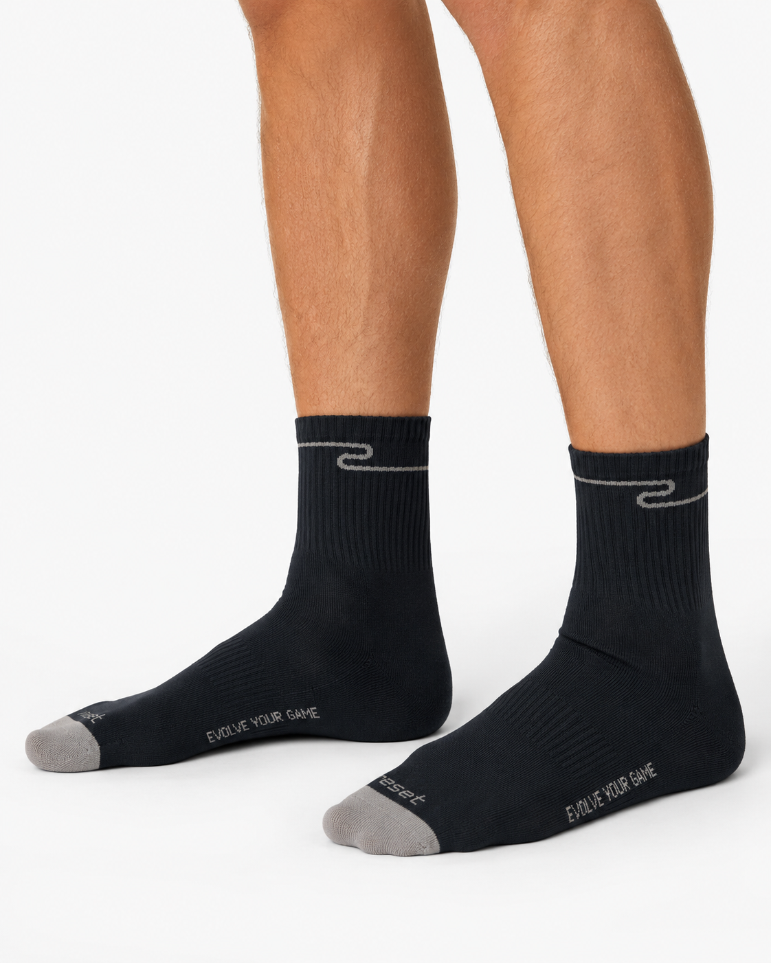 Calcetines Zet - Negro / Gris